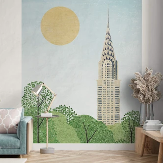 Floder - Fototapet i Chrysler Building 