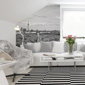 Fototapete Der Himmel über Berlin - 144x260 cm 