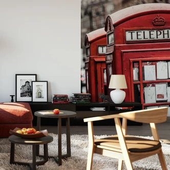 British Phone Booth - Wall Mural 