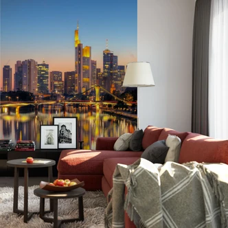 Lights in Frankfurt - Wall Mural 