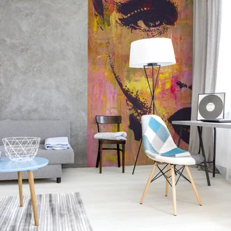 Popart-Portrait - Wall Mural 