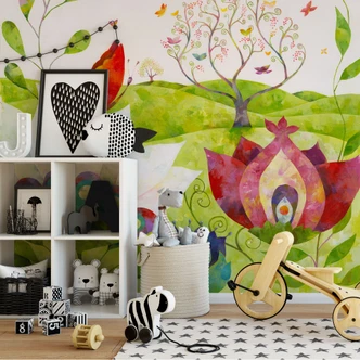 Fototapet Blanz - Sommereng 