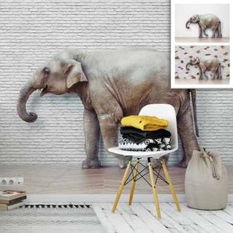 Wall Mural – The Walking Elephant 