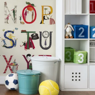 Fototapete Leffler - Das Alphabet 