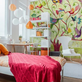 Fototapet Blanz - Eksotiske fugle 