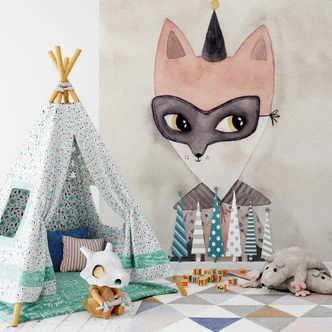 Fototapete Carnival Fox 