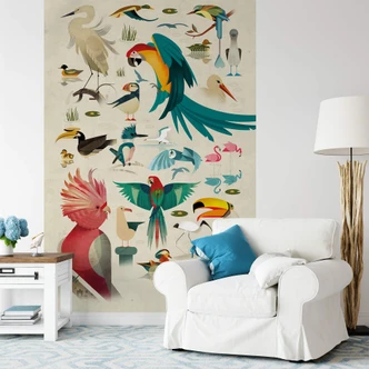 Fototapete Braun - Birds 