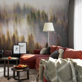 Fotobehang Chopra - Naaldbomen Fotobehang Chopra - Naaldbomen