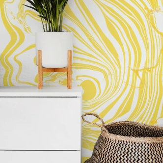 Fototapete Farbimpressionen Gelb 