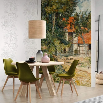 Fototapete Gauguin - Bauernhaus in der Normandie - 192x260 cm 