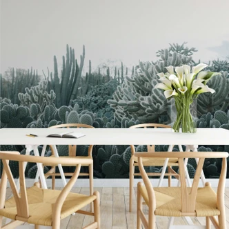 Wall Mural Succulents - 288x260 cm 