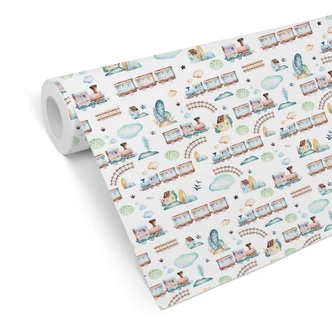 Mustertapete Kvilis - Die Lokomotive Mustertapete Kvilis - Die Lokomotive