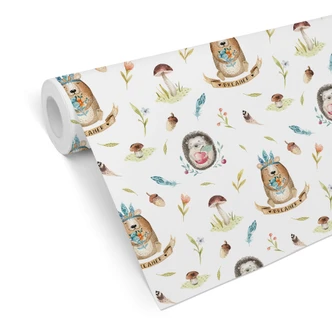 Patroonbehang Kristina Kvilis – Bosdiertjes 02 