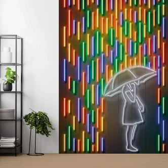 Fotobehang Mielu - Rain 