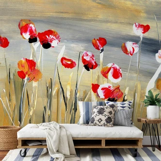 Fototapete Niksic - Blumenwiese 