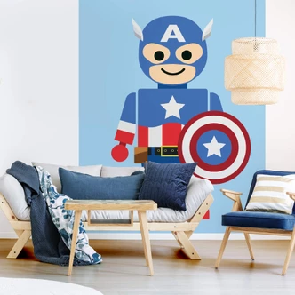 Fotobehang Gomes - Captain America 