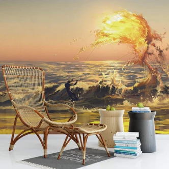 Wall Mural Fire Surfer 