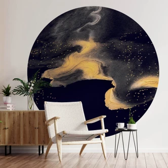 Fototapete Chang - Natronsee - Rund - Selbstklebend/Vlies 