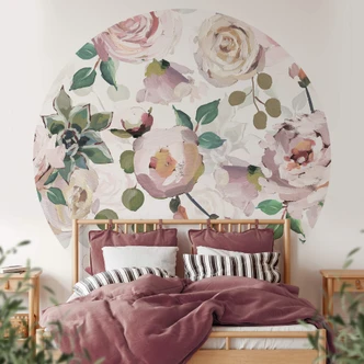 Fotomurale UN Designs - Fiori - carta da parati in tessuto non tessuto/carta da parati in tessuto non tessuto autoadesiva 