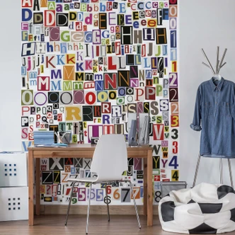 Fototapete Schnipselcollage 