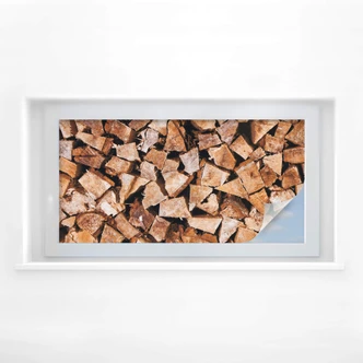 Window foil Wood – panorama Window foil Wood – panorama