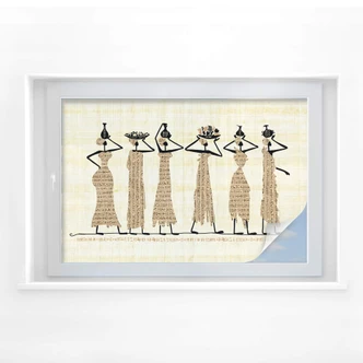 Sichtschutzfolie Ägyptische Frauen Sichtschutzfolie Ägyptische Frauen