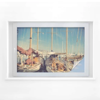 Sichtschutzfolie Segelschiffe im Hafen Sichtschutzfolie Segelschiffe im Hafen