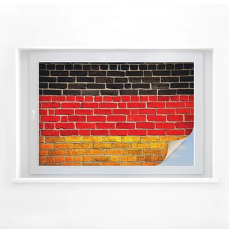 Sichtschutzfolie Deutsche Flagge Mauer Sichtschutzfolie Deutsche Flagge Mauer