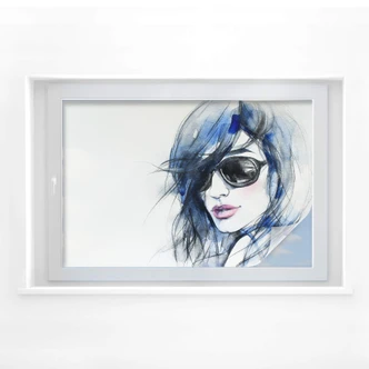 Sichtschutzfolie I wear my sunglasses 