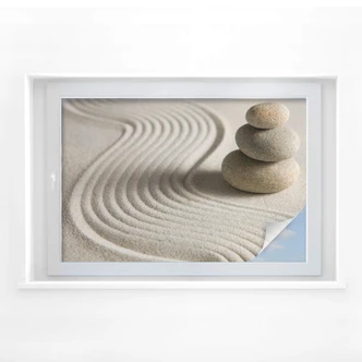 Window foil Stone in Sand 02 