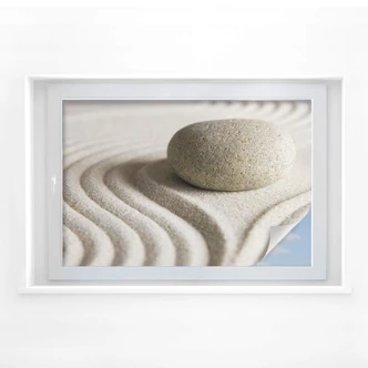 Sichtschutzfolie Stone in Sand 1 