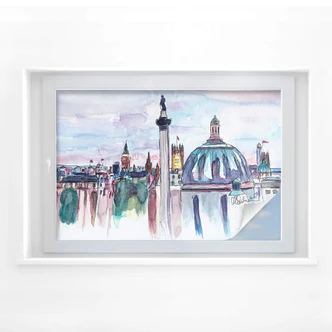 Sichtschutzfolie Bleichner - London Skyline 