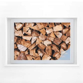 Sichtschutzfolie Holz 
