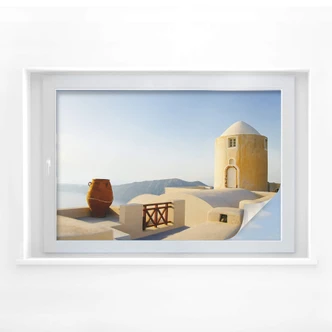 Sichtschutzfolie Mediterrane Aussicht 
