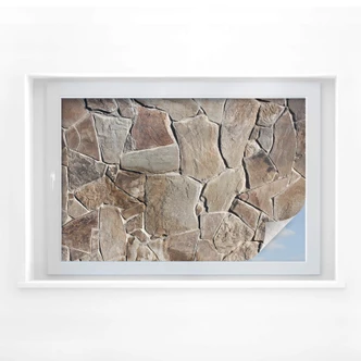 Sichtschutzfolie Mediterrane Mauer 