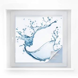 Sichtschutzfolie Splash - quadratisch 