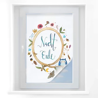 Sichtschutzfolie Loske - Nachteule 