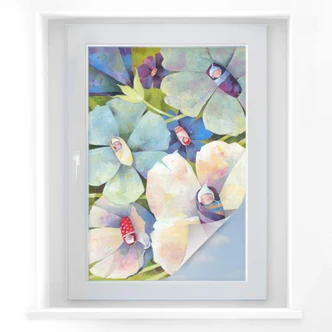 Sichtschutzfolie Blanz - Blütenbabies 