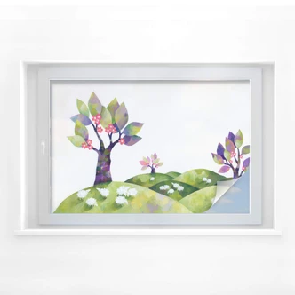 Sichtschutzfolie Blanz - Die Schafswiese 