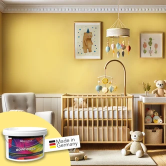 Vægmaling til indvendig mat WALLCOVER Farver Gul 