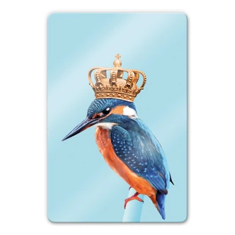 Glasschilderij Loose - Kingfisher 