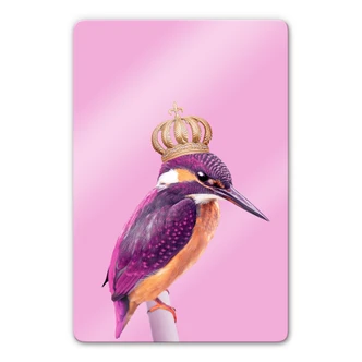 Glasschilderij Loose - Queenfisher 