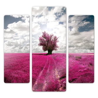 Tableau en verre - The Lonely Tree (3 parties) 