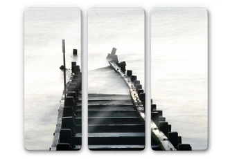 Tableau en verre - Way to nowhere (3 parties) 