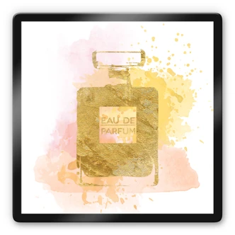 Parfume - Guld - glaskunst 