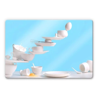 Glasbild Belenko - One touch Omelette 