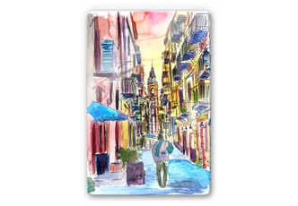 Glasbild Bleichner - Fascinating Palermo 