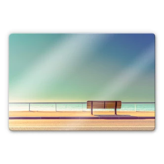 Glass Print Bratkovic - The Bench 