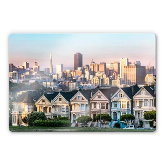 Glasbild Colombo - Skyline von San Francisco 