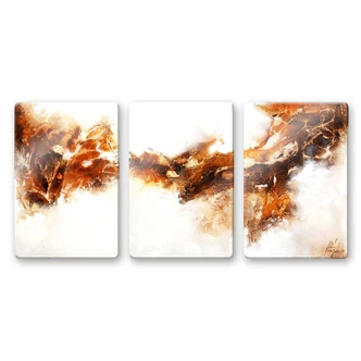 Sticker mural - Fedrau - Doré 02 (3 parties) 